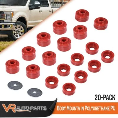 Fit For Ford F250 F350 Super Duty 1999-2017 2WD/4WD Body Cab Mount Bushing Kit - Изображение 1 из 4
