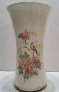 VINTAGE 1985 ROYAL DOULTON MYSTIC DAWN BIRD ORIENTAL FLOWER VASE 9'' - Picture 1 of 7