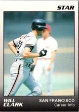 1989 Star Kevin Mitchell / Will Clark Will Clark #11 San Francisco Giants