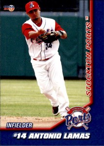 2013 Stockton Ports Choice #14 Antonio Lamas Chilapa Mexico MX Baseball Card