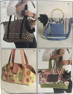 SEWING PATTERN McCalls 5151 CAT DOG PET CARRIER TOTE Uncut OOP - Picture 1 of 3