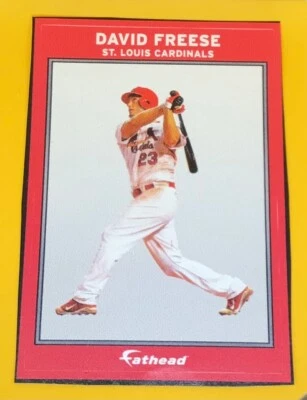 David Freese Cardinals MLB FATHEAD Small Ad Panel Poster 6” x 4" Graphics wall - Image 1 of 4