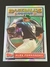 ALEX FERNANDEZ 1993 TOPPS FINEST REFRACTOR #27 CHICAGO WHITE SOX