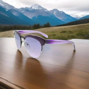 NEW BOTTEGA VENETA Sunglasses BV 199/S K82. OPLVI. PURPLE 52-18-140 $300. - Picture 1 of 6