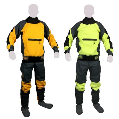 Warm Men Kayak Breathable Waterproof Elastic Drysuit For Outdoor Activities nY - Image 1 of 4