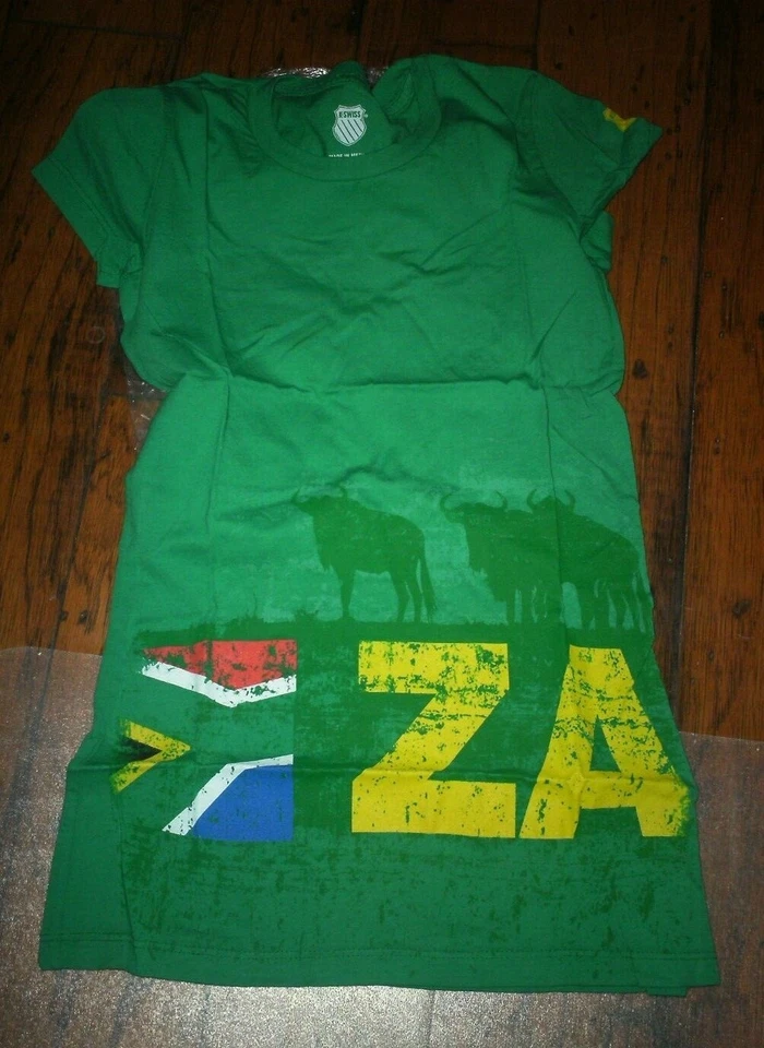 Nueva Camiseta K-Swiss Para Mujer KS Country Sudáfrica Pequeña Correr Tenis Deportes Correr Foto 1 de 1