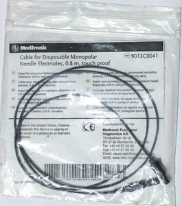 Medtronic Cable For Disposable Monopolar Needle Electrodes 0.8m  9013C0041 - Picture 1 of 4