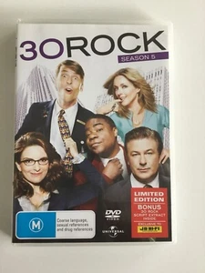 30 ROCK SEASON 5 DVD | 3 DVD Set | LIMITED EDITION w/ Bonus Script Extract! - Picture 1 of 3