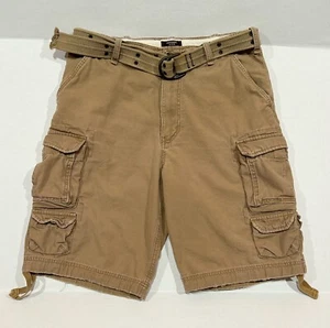 VTG Abercrombie & Fitch Distressed Paratrooper Cargo Shorts Belt Men’s Size34x11 - Picture 1 of 10