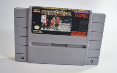 Tecmo Nba Basketball Super Nintendo Snes Ntsc Original (Usa Video Game) - Image 1 of 4