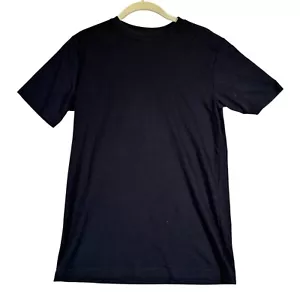 BLAUER Dark Navy T-Shirt Mens Size Small Tall Made in Mexico - Picture 1 of 7