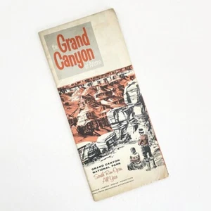 Grand Canyon National Park South Rim Guide Brochure Fred Harvey Vintage 1967 - Picture 1 of 5