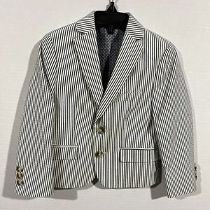 Blazer Jungen 2T blau weiß gestreift Class Club Gold Label Modern Fit - Bild 1 von 5
