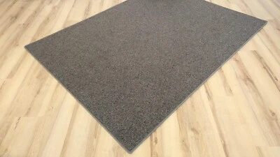 Tappeto lana vergine bordato grigio lana incatenata - varie misure - Immagine 1 di 4