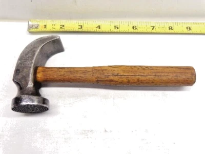 Herramienta de cuero vintage Cobbler Hammer Whitcher #3 Cordwainer's Waffle Face Boston Foto 1 de 4