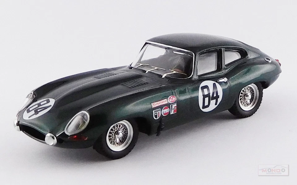 1:43 Best JAGUAR E-Type Coupe #84 12H Sebring 1968 Rodgers Robson Green BE9657 M - Immagine 1 di 2