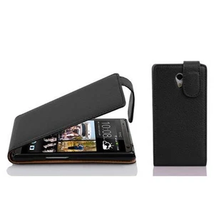 Custodia per HTC Desire 700 custodia protettiva flip case cover cellulare ecopelle - Foto 1 di 18