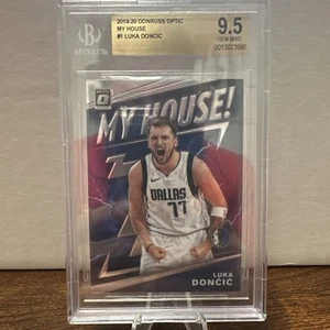 2019-20 Donruss Optic My House! #1 Luka Doncic Mavericks BGS 9.5 GEM MINT - Picture 1 of 2