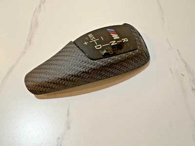BMW F20, F22, F30, F34 M RENDIMIENTO FIBRA DE CARBONO SECO PERILLA DE CAMBIO AUTOMÁTICO MOLDURA Foto 1 de 4