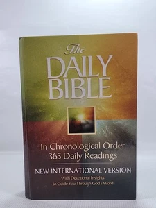 THE DAILY BIBLE / NIV / 365 Daily Biblical Readings /Hardcover / 1984 / - Picture 1 of 12