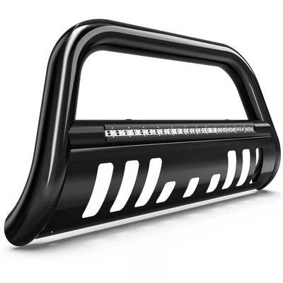 for 2005-21 Nissan Frontier Front  Bumper Bull Bar Grille Guard W/ Light Bar Foto 1 de 4