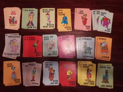 HANNA BARBERA OLD MAID Full Deck + most of 2nd deck, Vintage, Good Condition - Image 1 of 3
