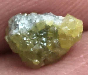 0,95 cts/1 pezzo naturale vero grezzo grezzo verde grigio grezzo diamante... - Foto 1 di 5