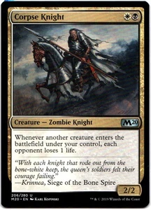 CORPSE KNIGHT 206 MAGIC: THE COLLECTION CORE SET 2020 (M20) NON COMUNE - Foto 1 di 4