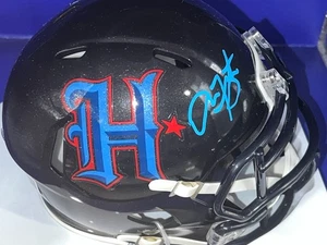 ARIAN FOSTER HOUSTON TEXANS BECKETT AUTHENTICATED SIGNED 2024 ALT MINI HELMET - Picture 1 of 2
