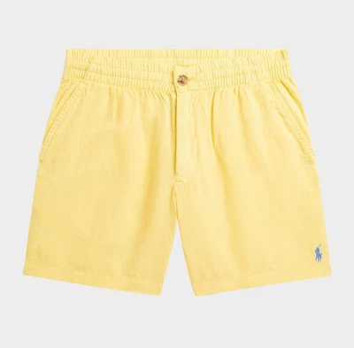 Polo Ralph Lauren Polo Prepster Corto Niños Grandes 14 Oasis Amarillo Cierre Botón Foto 1 de 4