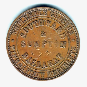 Australia - Token. Southward & Sumpton - 1d.. Ballarat Vic.. VF/VF+ - Imagen 1 de 2