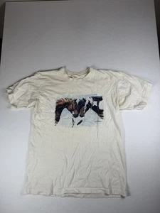 Vintage 90’s Horse Nature T-Shirt Size Large - Picture 1 of 11
