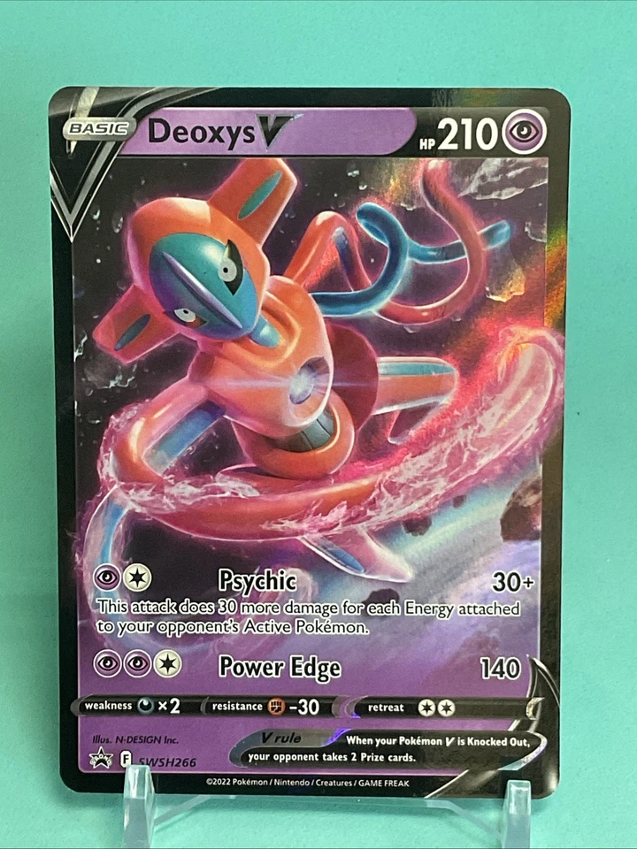 Deoxys V - SWSH266 Promo Holo SWSH: Sword & Shield Promo Cards Pokemon NM - Image 1 of 2