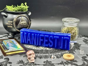 Vela Manifest It de Aries Babe, Azul- Comunicación, Creatividad Hechizos Magia - Imagen 1 de 8