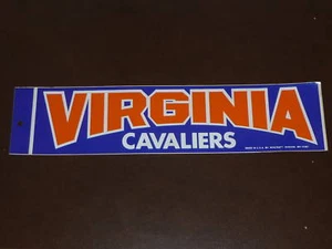 VIRGINIA COLLEGE BUMPER STICKER VERY COLORFUL - Picture 1 of 1