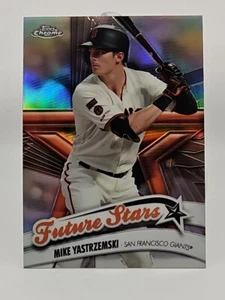 2020 Topps Chrome Mike Yastrzemski Future Stars #FS-5 San Francisco Giants - Picture 1 of 2