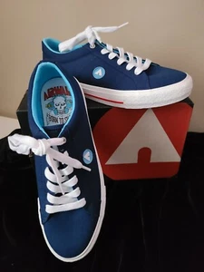 Zapatilla deportiva/zapatos de patinaje Airwalk Warning talla 9 para hombre (azul marino) nueva en caja - Imagen 1 de 14