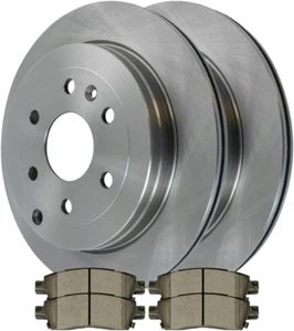 Autoshack Brake Rotors with Brake Pads Rear Brake Rotor & Pad Kit for Chevrolet - Foto 1 di 3