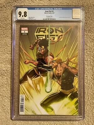 Iron Fist # 1 , CGC 9.8 , Ltd to 1:25 Variant , 1st Appearance Lin Lie , Yu !! - Image 1 of 4