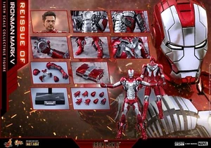 Hot Toys - Marvel -Iron Man Mark V aus Iron Man 2- MMS400-D18- NEU und OVP - Bild 1 von 12