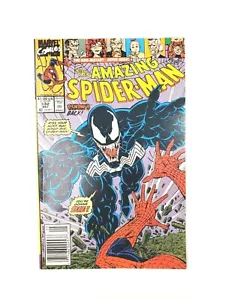 Amazing Spider-Man #332 Newsstand Edition Marvel Comics 1990 VF/NM Pressed VENOM - Picture 1 of 4