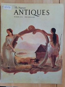 The Magazine ANTIQUES MAR 1973 Newark Museum DAR Gloucester Mass fraktur - Picture 1 of 12