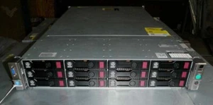 HP DL380p G8 Gen8 12 alloggiamenti LFF 2 x E5-2670 128 GB RAM P420i 41,6 TB con set di guide - Foto 1 di 1