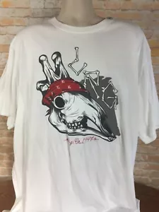 LRG Roots And Equipment White Skull Logo Size 4XL T13 - Picture 1 of 10