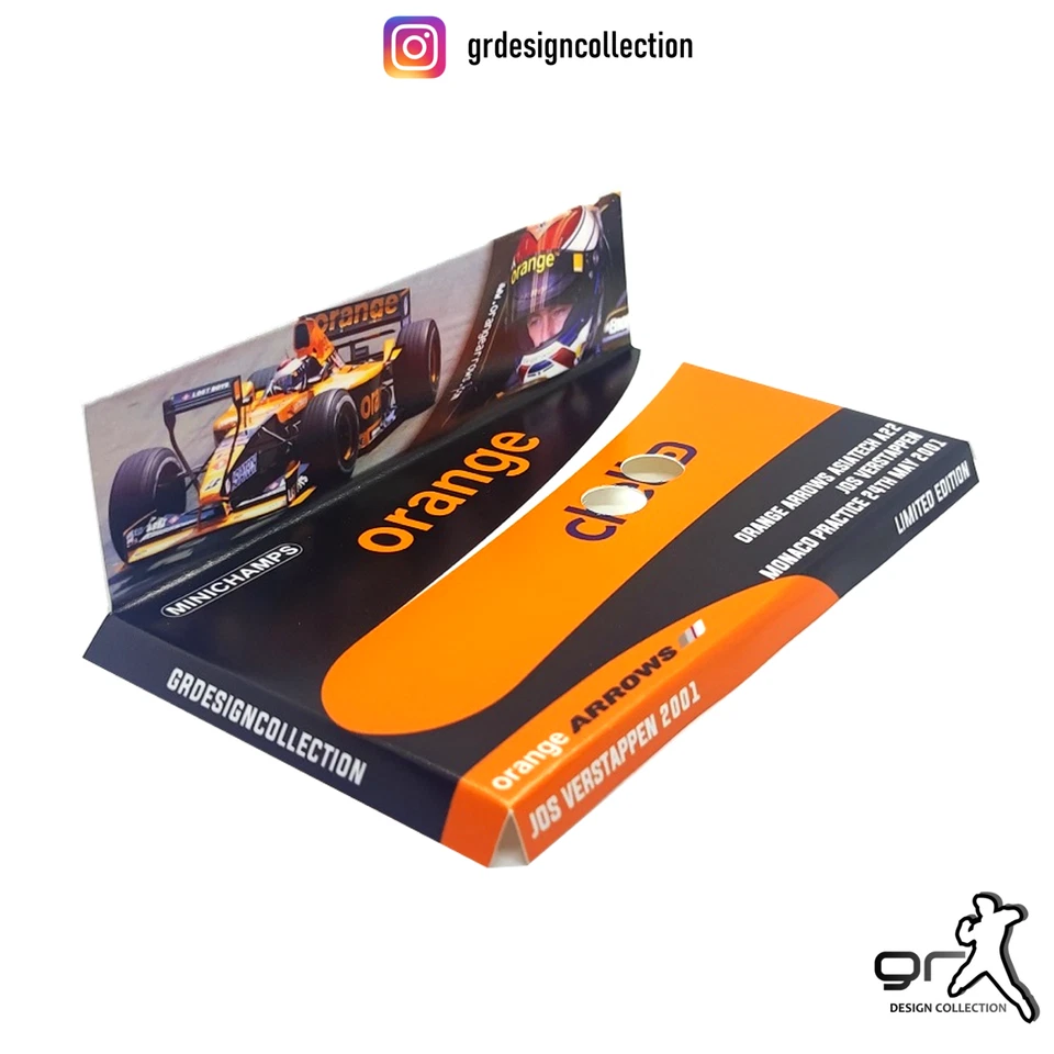 [F1 Minichamps] JOS VERSTAPPEN COLLECTION Pack CUSTOM INLAY / 1:43 - Immagine 1 di 1