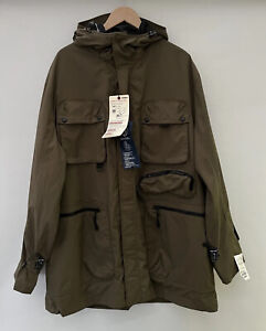 Strellson Swiss Protection Parka Men's Windproof Jacket Size 46 XL Hooded Coat