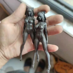12cm Chinese Old Bronze Copper Statue Hand Carved Naked girl裸女80107 - Picture 1 of 3