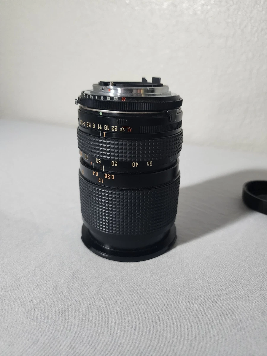 Tamron SP Camera Lenses 28-80mm Focal f/3.5-4.2 Maximum Aperture