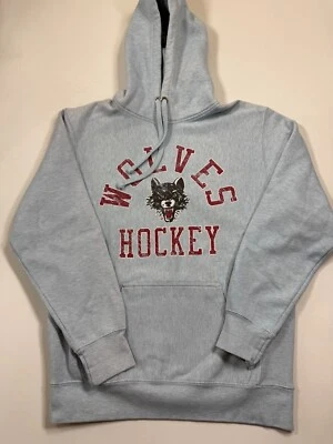 Chicago Wolves Hoodie Mens Medium Blue Top Of The World Sweatshirt Hockey NHL - Image 1 of 4