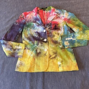 Chaps funky yacht giacca nautica 2 bottoni ancora ricamata colorata donna 4 - Foto 1 di 9